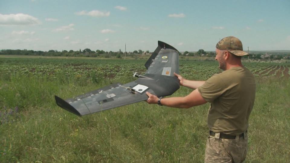 Drone ukrainien [Capture d'écran - RTS]