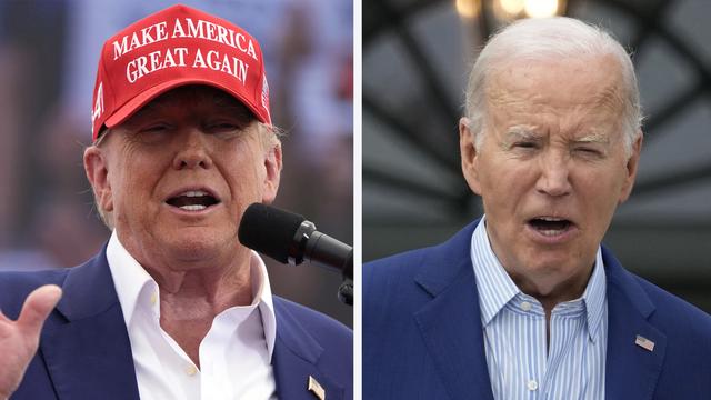 Donald Trump et Joe Biden s'affronteront lors d'un débat à Atlanta (Géorgie) le jeudi 27 juin. [KEYSTONE]