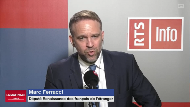 L'invité de La Matinale (vidéo) - Marc Ferracci, ancien député des Français de Suisse. [RTS]