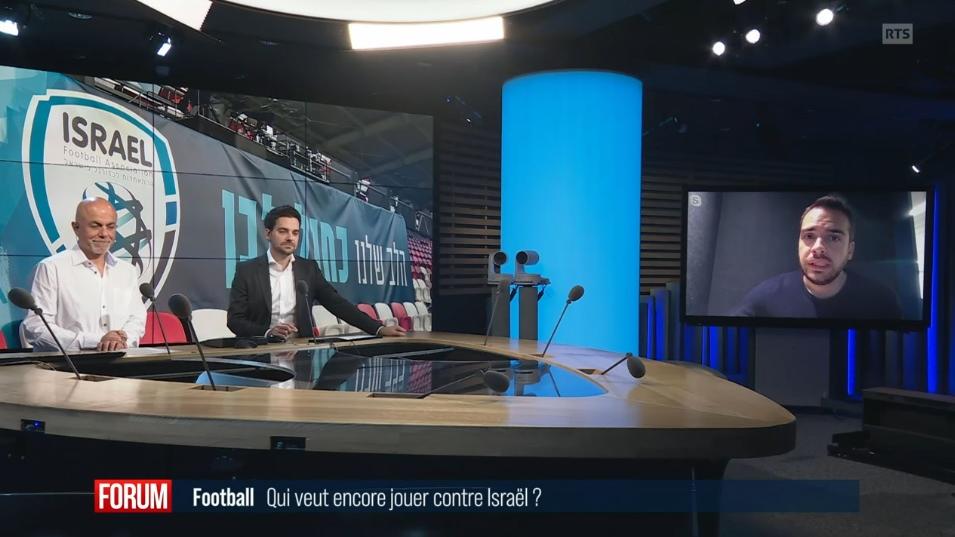 Les appels au boycott de l’équipe de football israélienne se multiplient: interview de Kévin Veyssière (vidéo). [RTS]