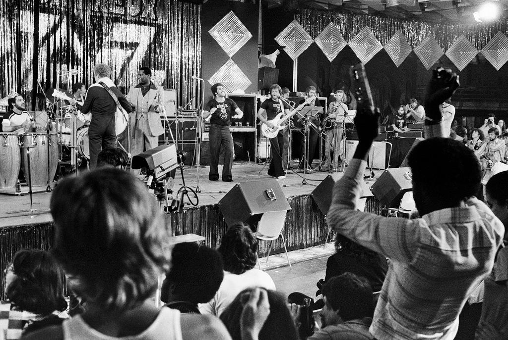 The Average White Band avec Ben E. King en 1977 à Montreux [Keystone - STR]