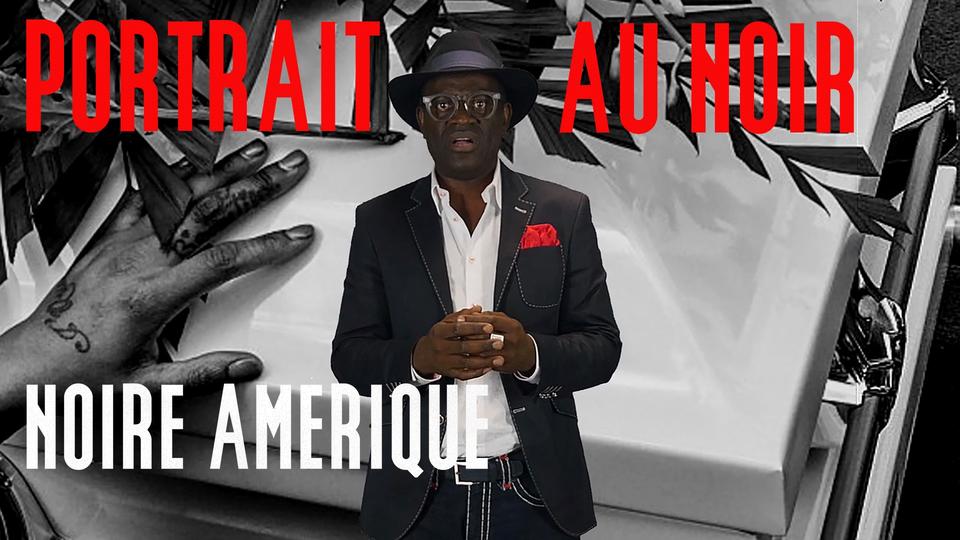 Portrait au noir   Noire Amérique