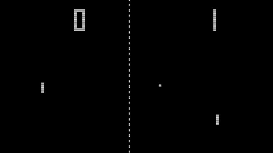 Une image du jeu "Pong". [Keystone]