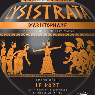 L'affiche du spectacle "Lysistrata" de la compagnie du Clédar. [cledar.ch]