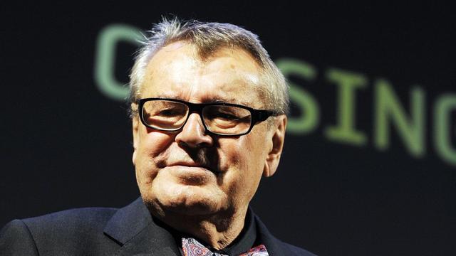 Milos Forman récompensé pour l'ensemble de son oeuvre à Zurich, en 2010. [Keystone - Walter Bieri]