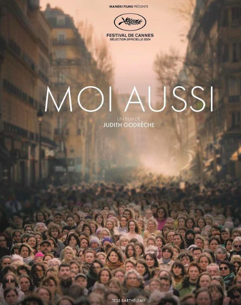 L'affiche du court métrage "Moi aussi" de Judith Godrèche. [Maneki Films]