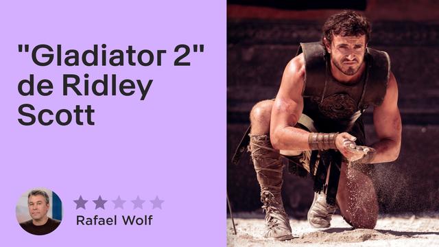 Vignette RTS Culture - avis: "Gladiator 2" de Ridley Scott. [RTS]