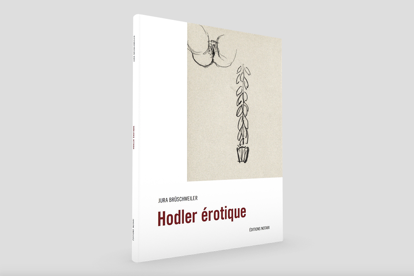 Couverture du livre "Hodler érotique", de Jura Brüschweiler, éditions Notari [Editions Notari/Musée d'art et d'histoire Genève]