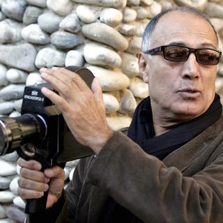 Abbas Kiarostami en 2007 lors d'une masterclass à Nice. [AFP - ERIC ESTRADE]
