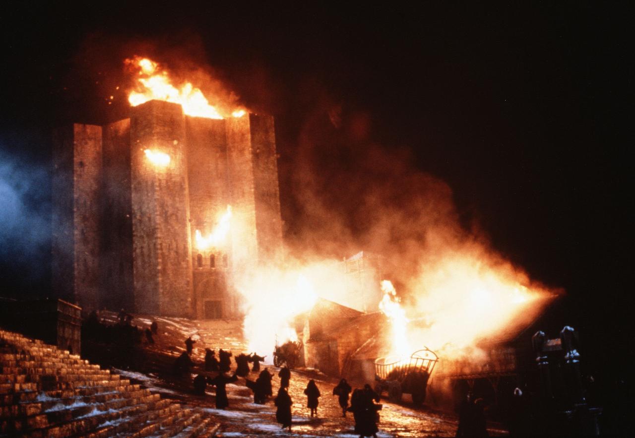 Le monastère d'Eberbach, décor du film "Le Nom de la rose" de Jean-Jacques Annaud [Kobal/The Picture Desk]