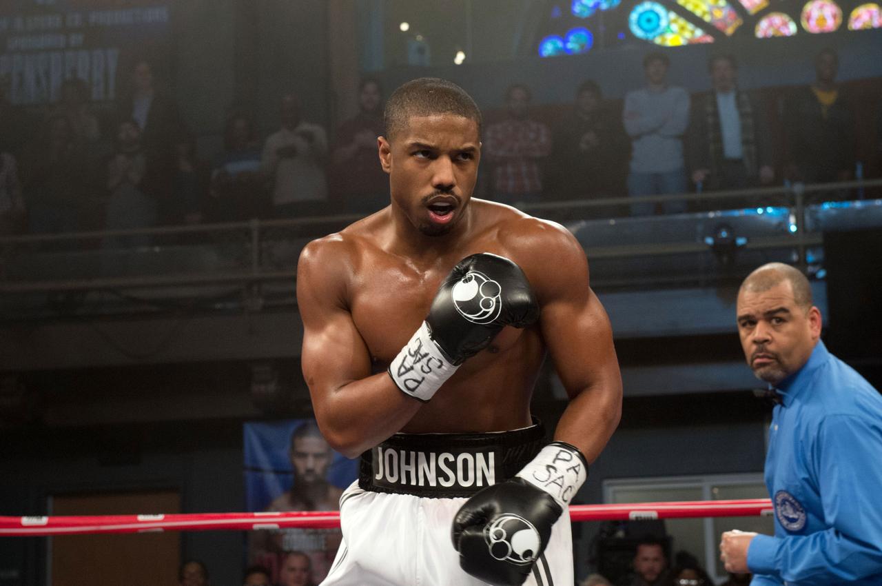 Michael B. Jordan dans "Creed", un spin off de "Rocky". [MGM / Warner Bros / Collection ChristopheL/AFP]