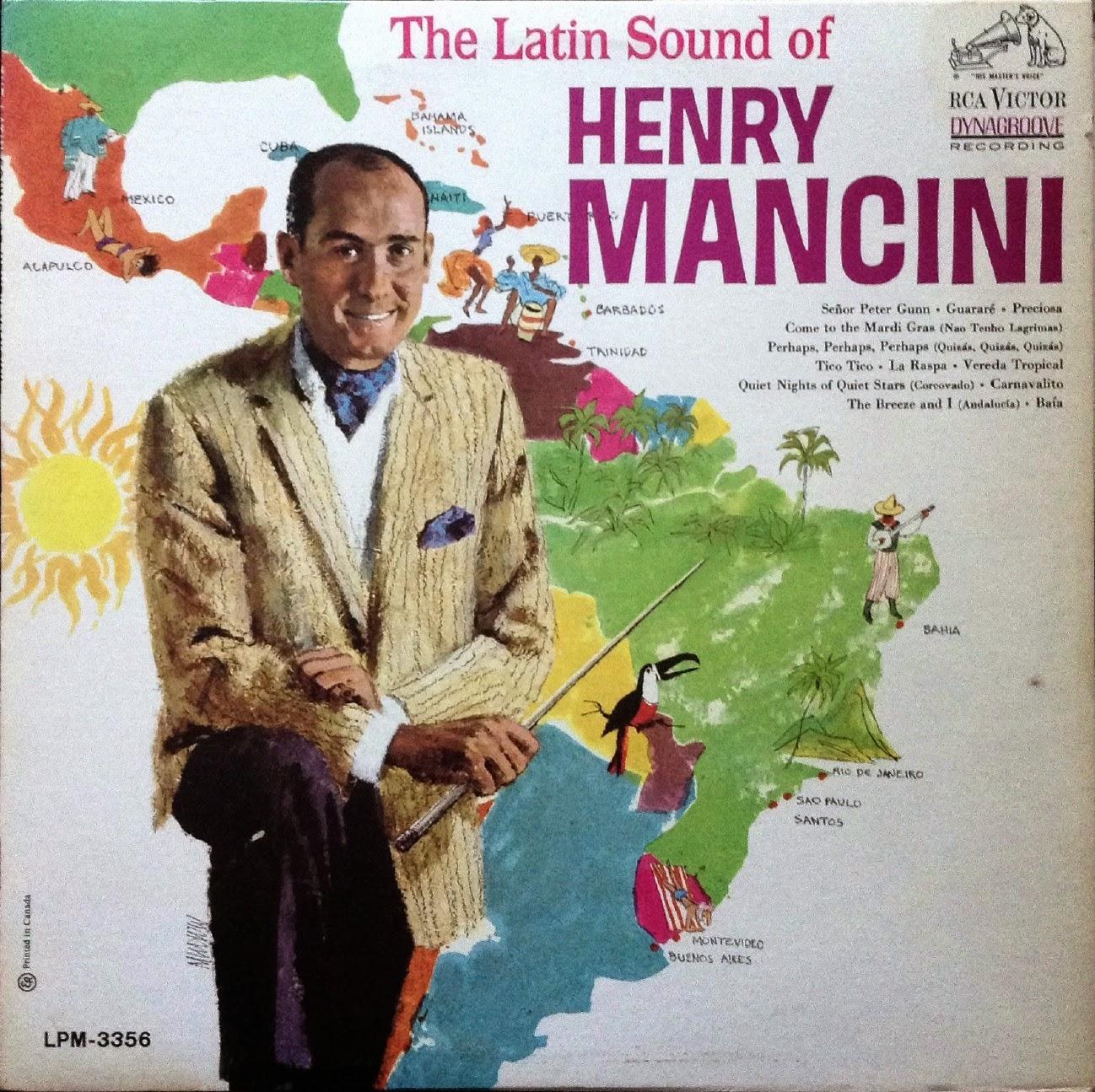 La pochette de l'album "The Latin Sound" d'Henry Mancini. [RCA Victor]