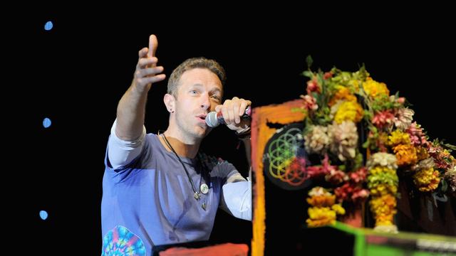 NE PAS UTILISER CETTE PHOTO! Chris Martin de Coldplay live au Sentebale Concert au Kensington Palace, Londres. [Getty Images - Tabatha Fireman]