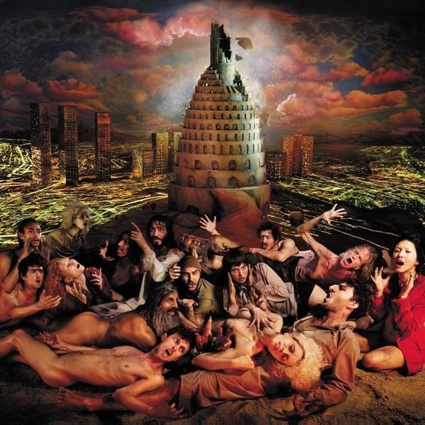 La pochette de l'album "Babel Babel" d'Indochine. [Sony Music - David LaChapelle]