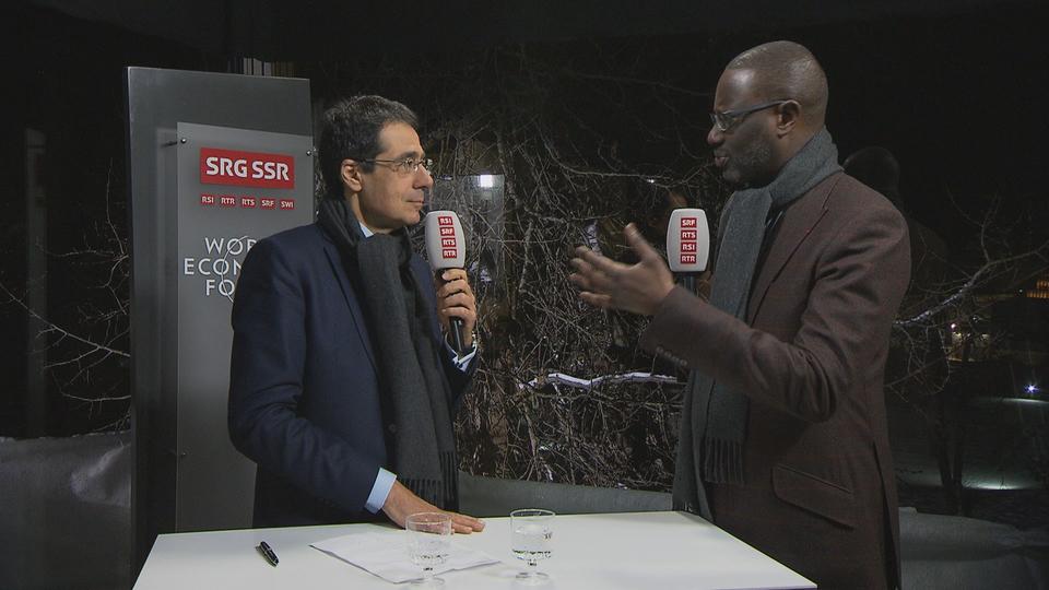 Interview du patron du Crédit Suisse Tidjane Thiam, qui réagit aux mises en causes des activistes climatiques. [RTS]