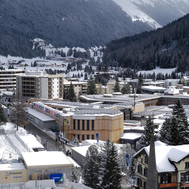 Le centre des congrès de Davos. [AP Photo - Markus Schreiber]