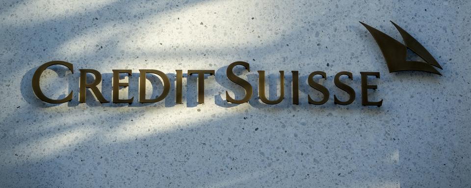 Un logo de Credit Suisse. [Keystone - Urs Flueeler]