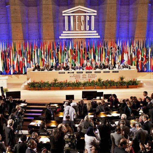 L'entrée de la Palestine porte le nombre d'Etats membres de l'Unesco à 195. [AP Photo/Thibault Camus]