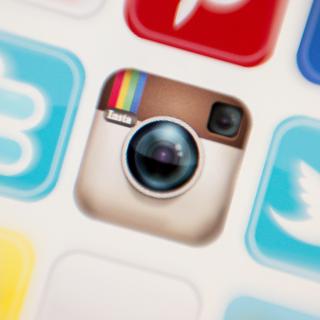 Le logo du réseau social Instagram, propriété de Facebook (image d'illustration). [Keystone - Tobias Hase]