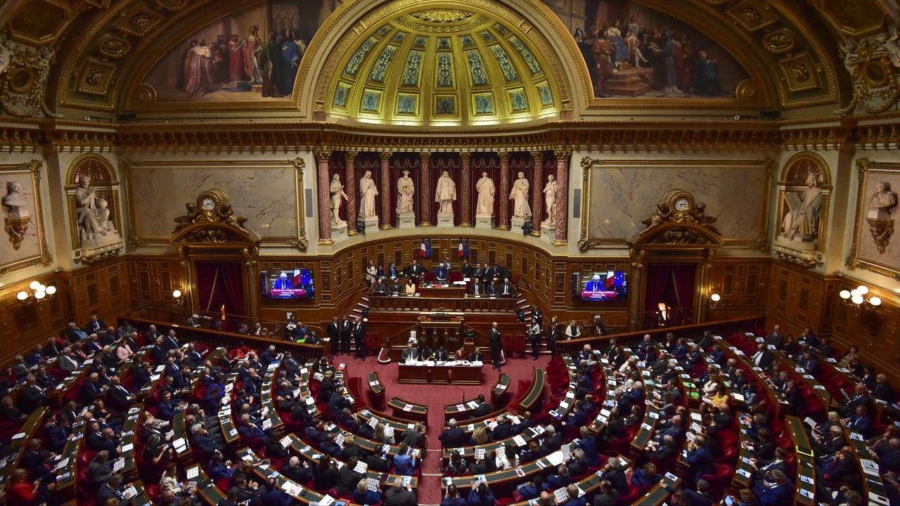 La salle du Sénat français, à Paris. [AFP - Christophe Archambault]