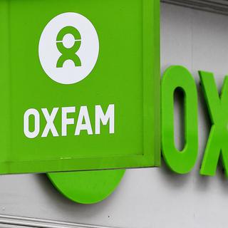 Le logo de l'ONG britannique Oxfam, impliquée dans un scandale sexuel [Keystone - Andy Rain]