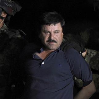Le Mexicain Joaquin "El Chapo" Guzman est accusé d'avoir dirigé pendant 25 ans le cartel de drogue le plus puissant au monde. [AFP - Alfredo Estrella]