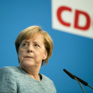 Angela Merkel va quitter la présidence de son parti chrétien-démocrate (CDU) en décembre. [AFP - Emmanuele Contini]