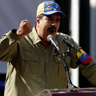 Nicolas Maduro vise une réélection. [Reuters - Marco Bello]