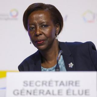 Louise Mushikiwabo, nouvelle secrétaire générale de l'Organisation internationale de la Francophonie. [AFP - Ludovic Marin]