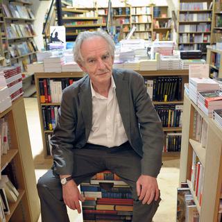René Pétillon, en Octobre 2009, dans une libraire d'Ajaccio [AFP - Stephan Agostini]