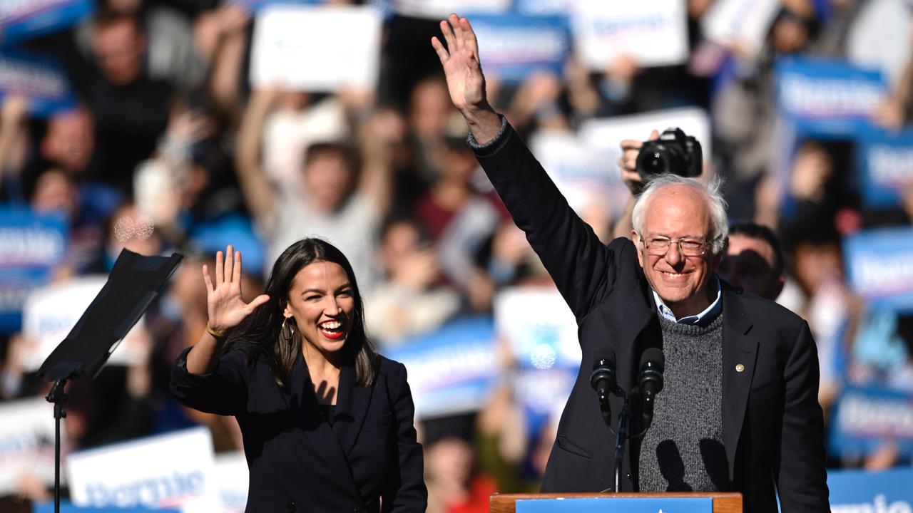 L'élue démocrate Alexandria Ocasio-Cortez soutient Bernie Sanders [AFP - Johannes Eisele]