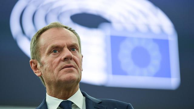 Le président du Conseil européen Donald Tusk. [EPA - Patrick Seeger]