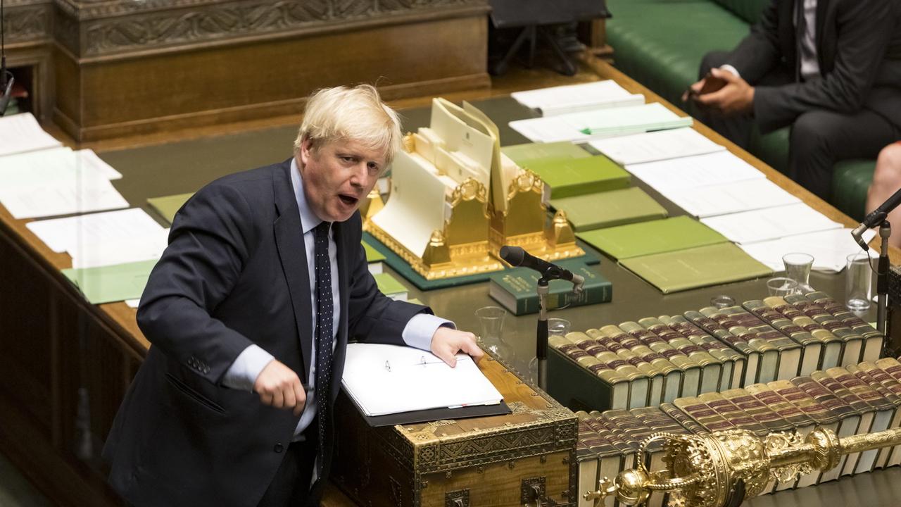 Boris Johnson a perdu un vote décisif au Parlement britannique. [UK Parlement/Keystone - Roger Harris]
