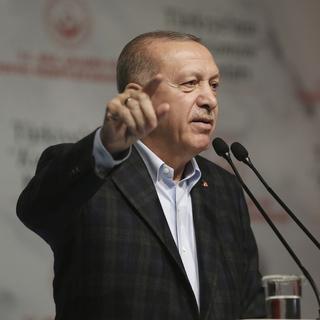 Le président turc Recep Tayyip Erdogan. [AP - Service de presse présidentiel]