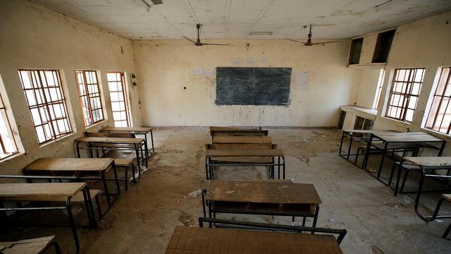 Une classe vide dans le nord est du Nigeria [Image illustrative]. [Reuters - Afolabi Sotunde]