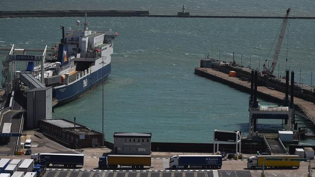 Le port de Douvres, au sud est de Londres. [EPA - Andy Rain]