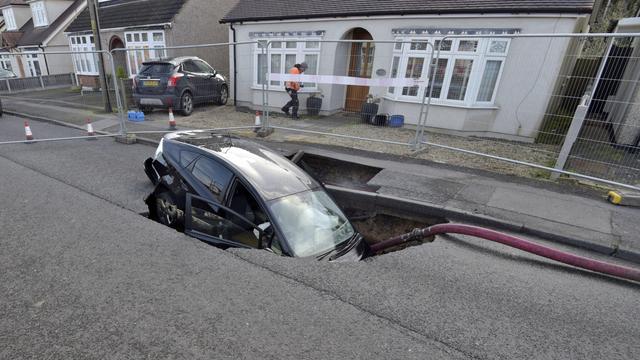 La tempête Ciara a provoqué des dégâts dans toute l'Europe [ici à Brentwood en Angleterre]. [PA via AP - Nick Ansell]