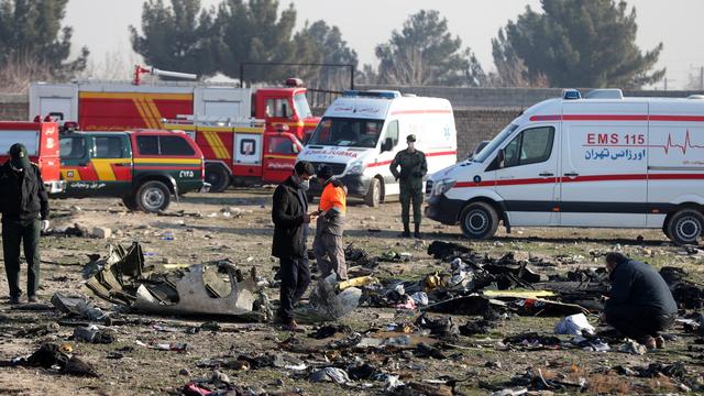 L'Iran a annoncé mardi des arrestations après le Boeing abattu par erreur. [EPA - Abedin Taherkenareh]