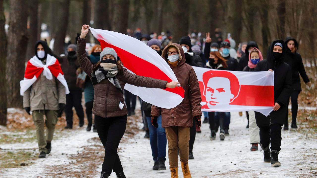 Des opposants biélorusses manifestent à Minsk. [Reuters - Stringer]