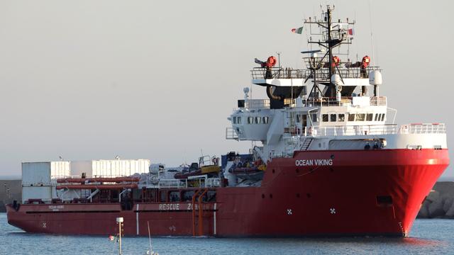 Le bateau de SOS Méditerranée Ocean Viking. [Reuters - Antonio Parrinello]