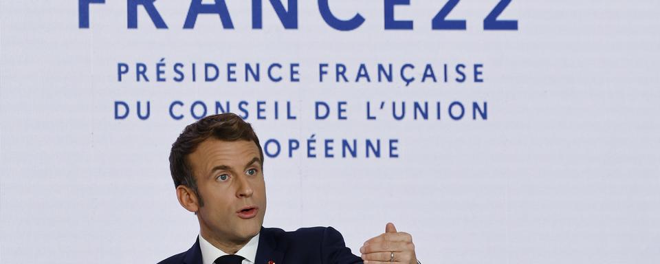 Emmanuel Macron veut réformer Schengen pour mieux protéger les frontières [Pool Photo via AP - Ludovic Marin]