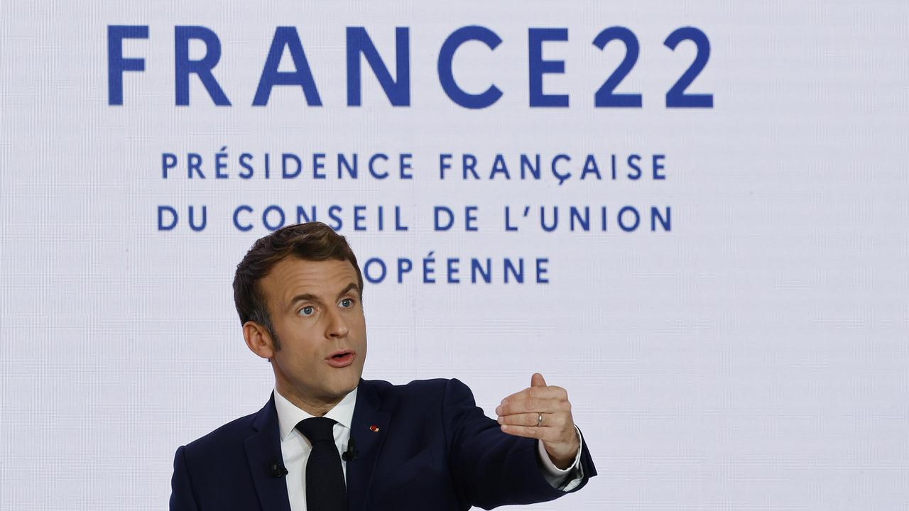 Emmanuel Macron veut réformer Schengen pour mieux protéger les frontières [Pool Photo via AP - Ludovic Marin]