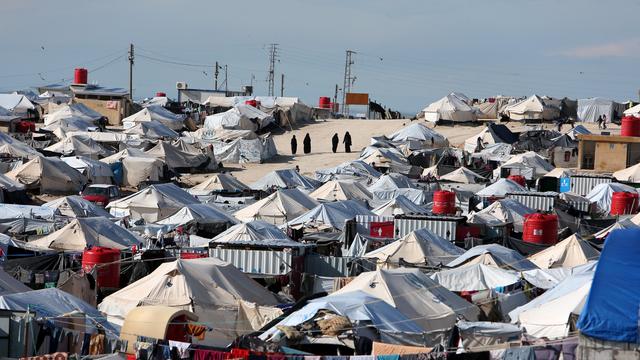 Le camp de déplacés d'Al-Hol dans le nord-est de la Syrie, en territoire kurde. [Reuters - Ali Hashisho]