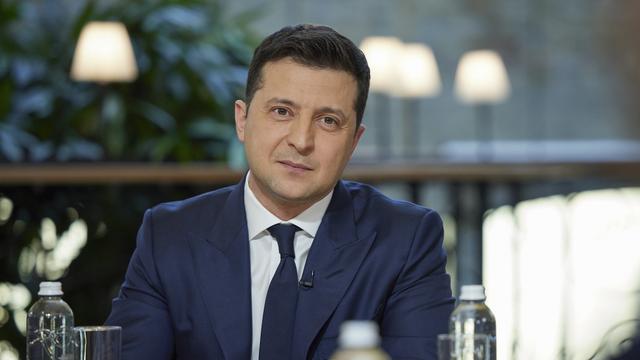 Le président ukrainien Volodymyr Zelensky a proposé une rencontre à trois avec Poutine et Biden. [EPA]