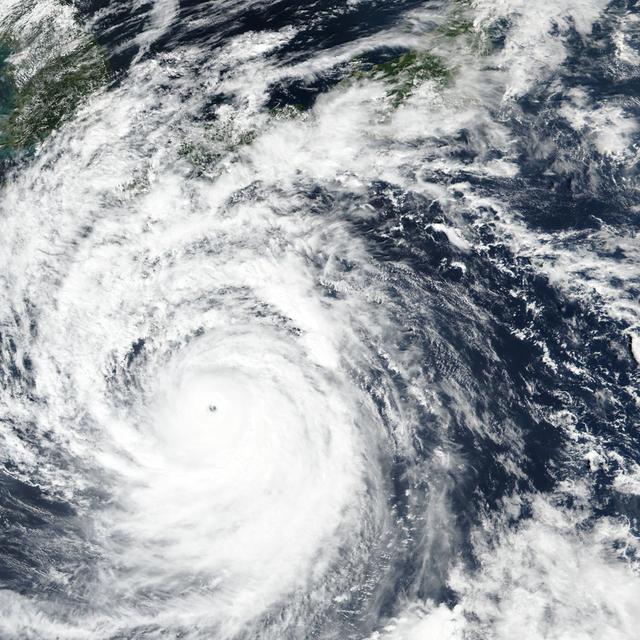 Le puissant typhon Nanmadol se dirige vers l'archipel japonaise [KEYSTONE - AP NASA]