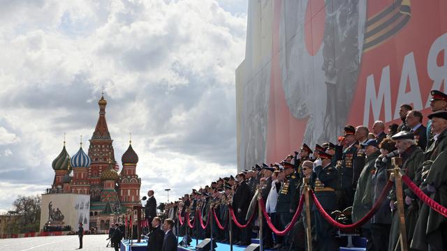 Vladimir Poutine lors de son discours du 9 mai. [Sputnik/Pool via Reuters - Mikhail Metzel]