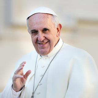 Le pape François à L'Aquila. [KEYSTONE - EPA/FRUSTACI]