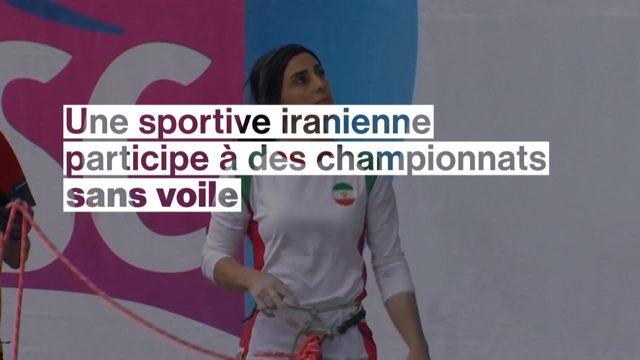 Une sportive iranienne participe à des championnats sans voile