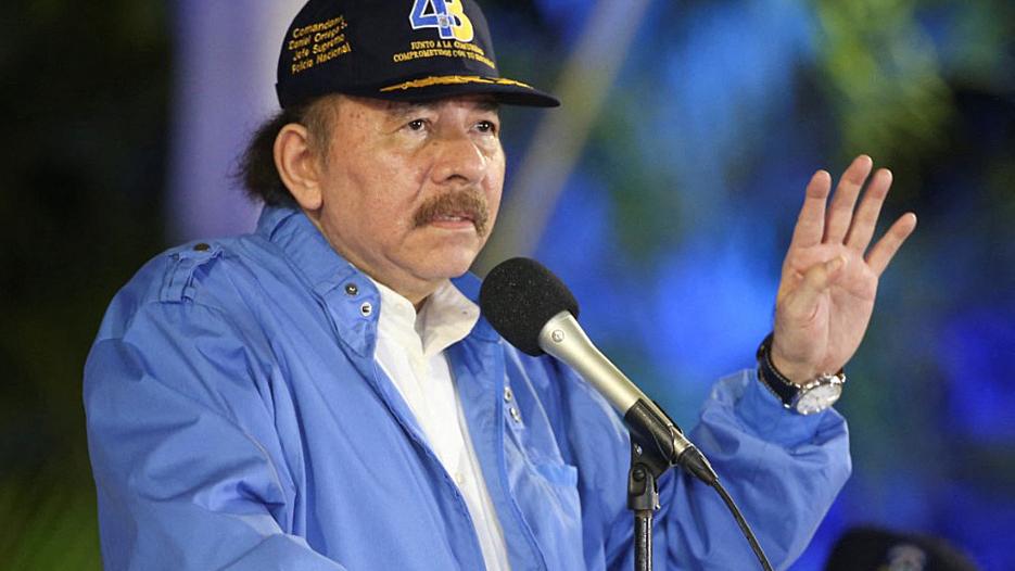 Le président Daniel Ortega a refusé l'arrivée de l'ambassadeur désigné par les Etats-Unis puis rompu les relations diplomatiques avec les Pays-Bas. [AFP - JAIRO CAJINA]