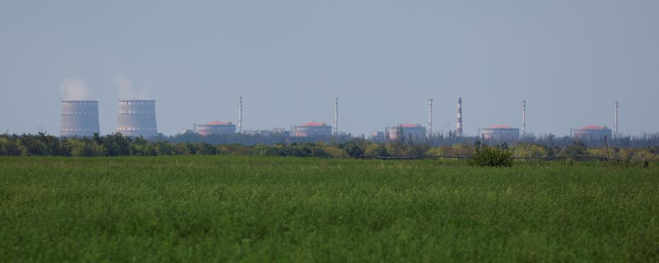 Vue sur la centrale nucléaire de Zaporijjia. [Reuters - Alexander Ermochenko]